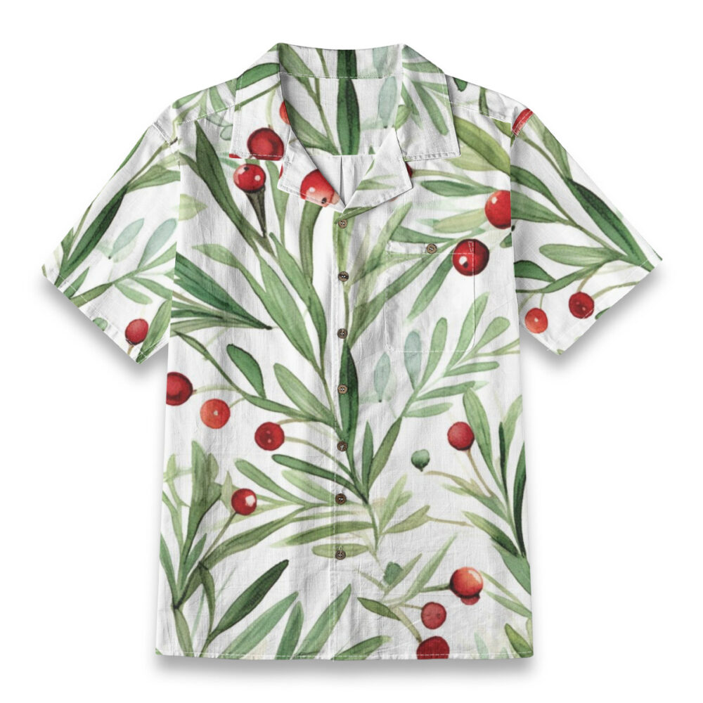 Modern Fit Tropical Hawaiian Shirt for Men